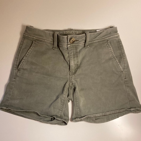 American Eagle Outfitters Women’s Shorts, Green Shorts, Size 0 - Picture 1 of 4